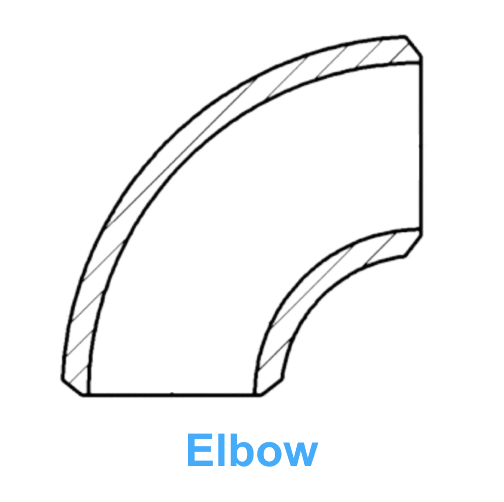 Stainless Steel Elbow with ASME B16.9, ASTM A403, JIS B2312, JIS B2312 G standards.